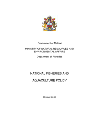 National Fisheries and Aquaculture Policy 2001