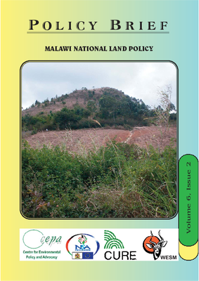 Policy Brief on Malawi National Land Policy